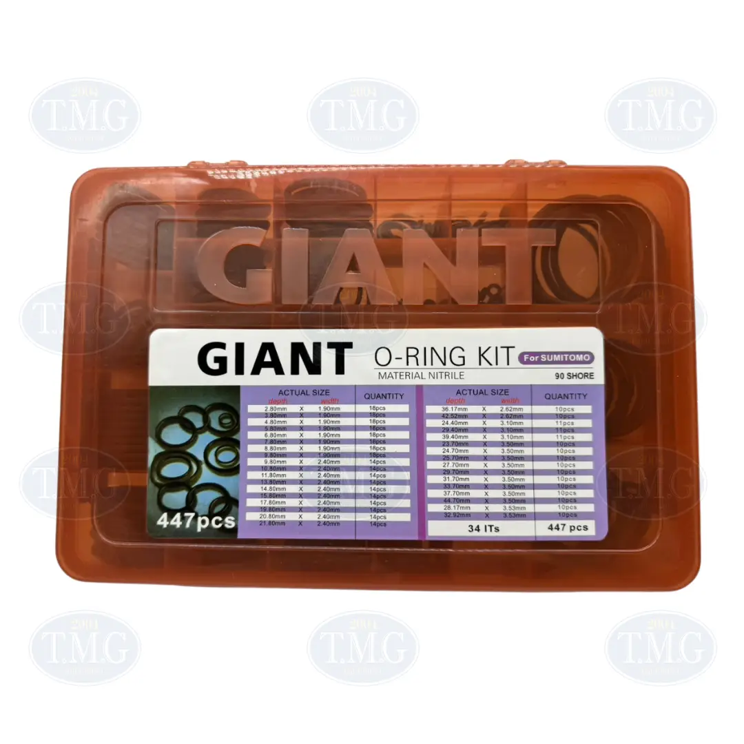 GIANT O-RING KIT สำหรับเครื่องจักร SUMITOMO ความแข็ง 90 Shore
